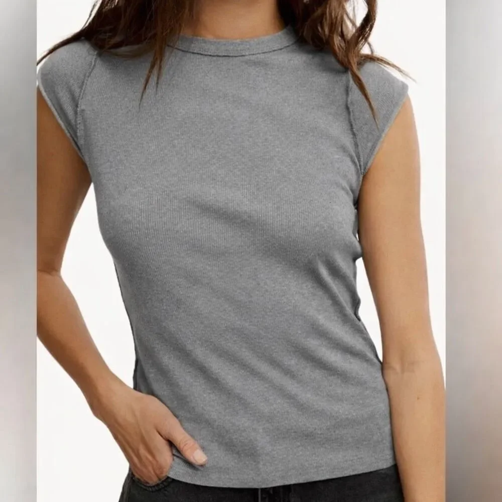 We The Free People Ever Had Tee gray T-Shirt Women’s XL NEW